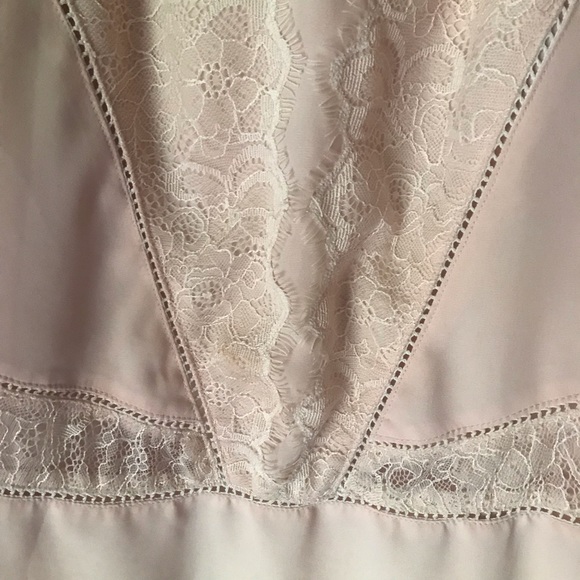 Brixton Ivy Stitchfix Size M Halter Top Blush Lace - Picture 3 of 4